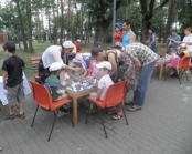 Outdoor Fun Event By The Orphanage For Local Children,  Supported By Struggling Kids, Kiev, Ukraine, June, 2011
