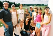 Girls And Workers In The Village Of Kazilivka, Ukraine, June, 2007