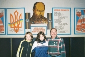 Orphans Maria And Luda With Dr. Stillwagon At The Orphanage Near Orlovka, January, 2006