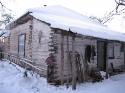 Their Original House Six Miles From Kazilovka, Snowed In.   The Roof Caved In Not Long After This Photo Was Taken By Dr. Stillwagon.
